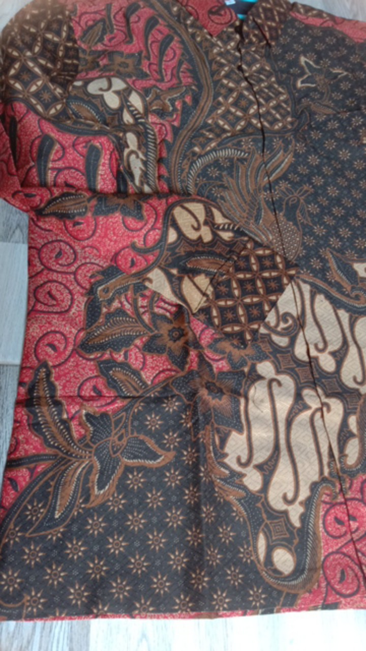 Kemeja Batik Prabu Bahan Dobby Reguler Fit A598