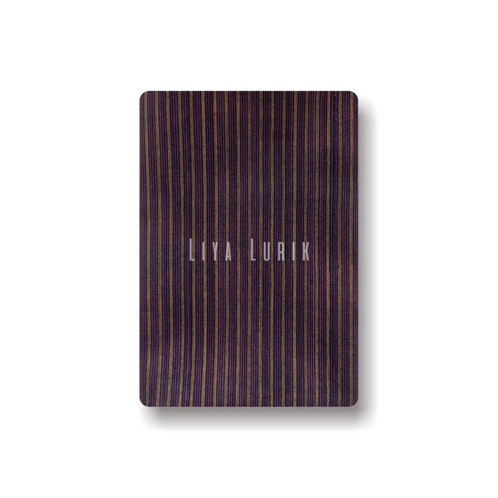 Kain Lurik Klasik Motif Lir Kecil Kuning Emas Hitam Merah