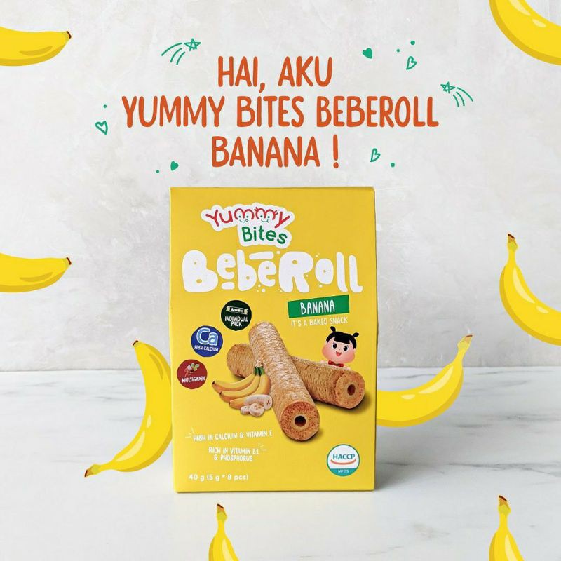 Yummy bites beberoll - snack mpasi | makanan bayi