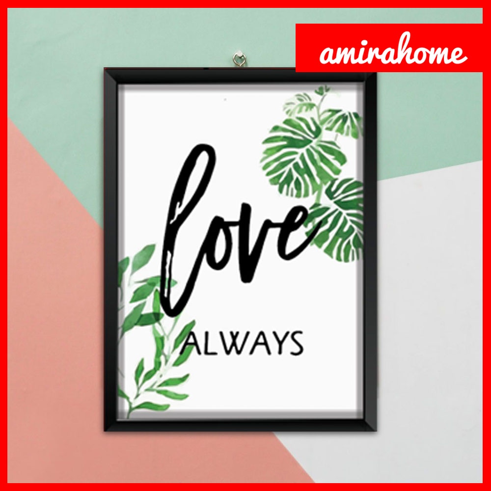 Hiasan Dinding wall decor Tropikal Dekorasi Dinding Ruang Tamu eat pray love