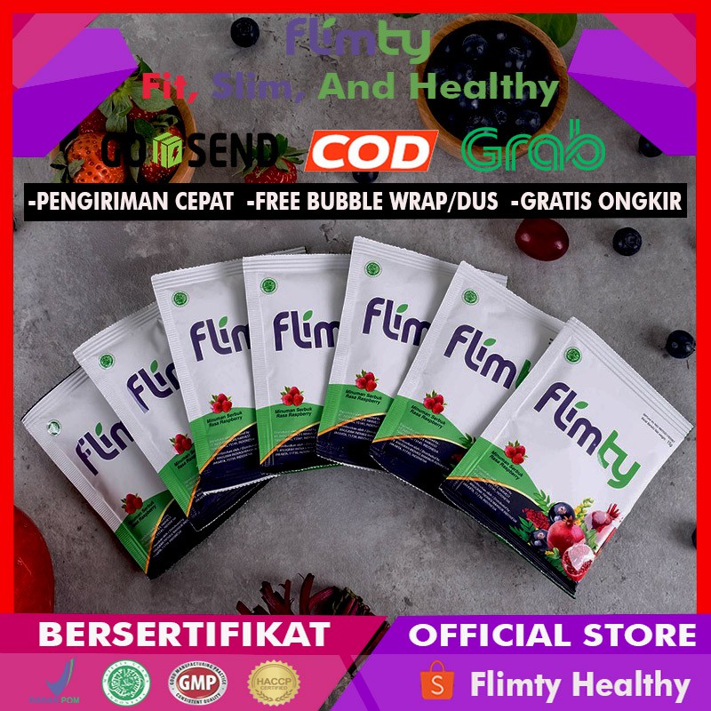 

Flimty Fiber | Detox | Antidioksidan Rasa Blackcurrant/Raspberry - 3 Sachet