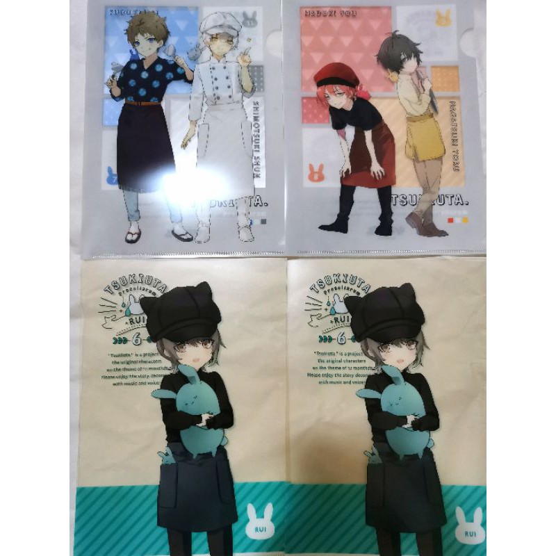 Tsukipro Tsukiuta Tsukino Tei Mini Clearfile - Shun Kai Rui You Yoru