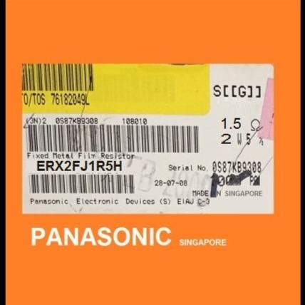Qty 20 Pcs Mf 1R5 2Watt 2W 1.5 Ohm Resistor Metal Film Ori Panasonic Nivic00 Segera Dapatkan