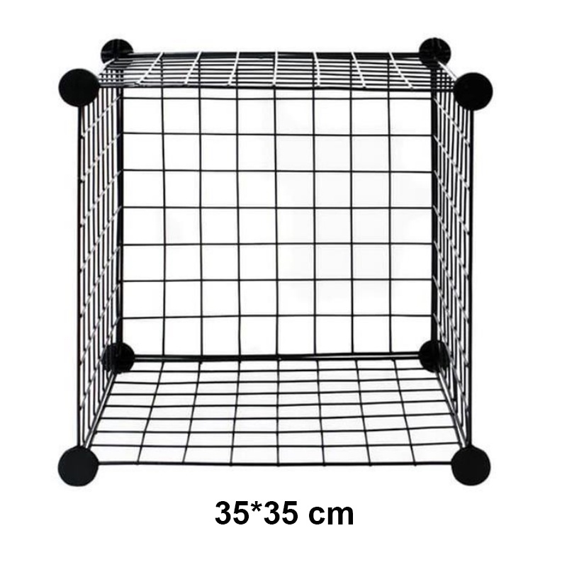 Kaikki DIY Kandang Hewan Peliharaan / Kandang Kucing / Kandang Anjing  Pagar Besi/ pagar hewan peliharaan-8