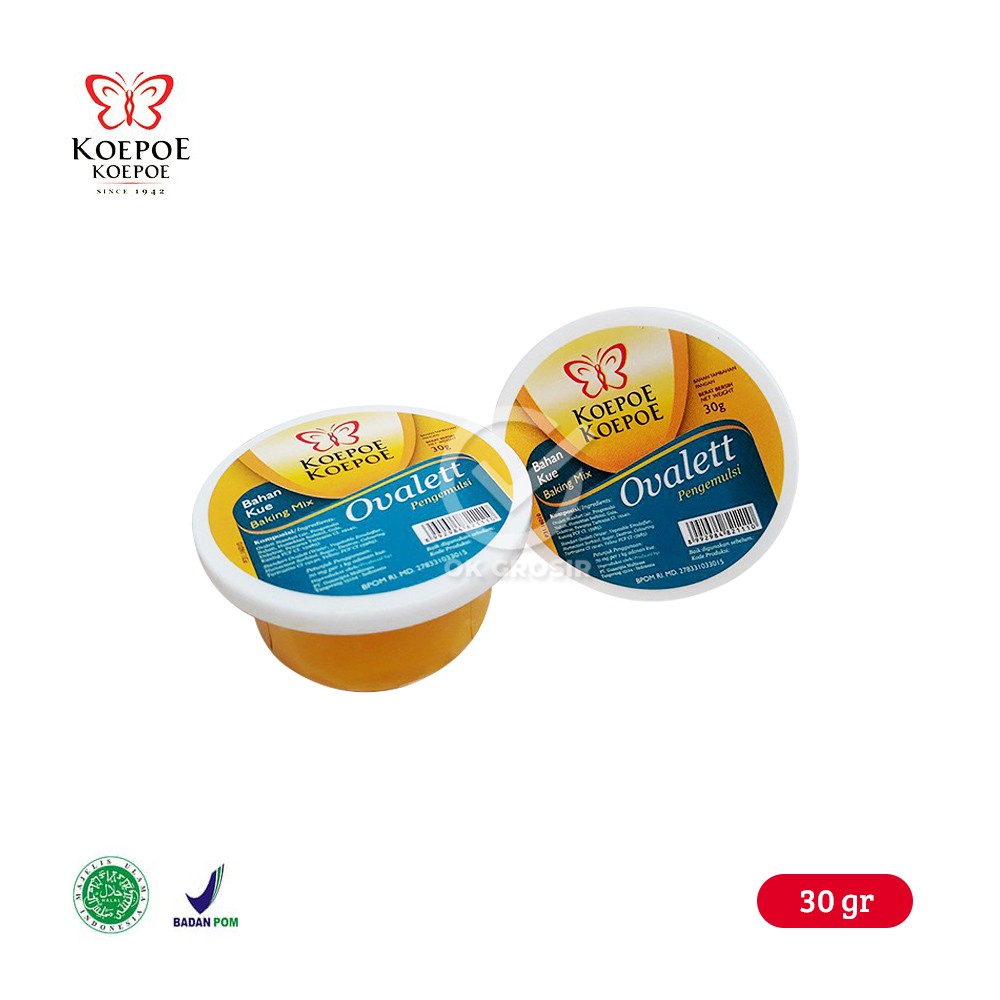 

Ovalett Koepoe Pengemulsi Adonan (30 gr)