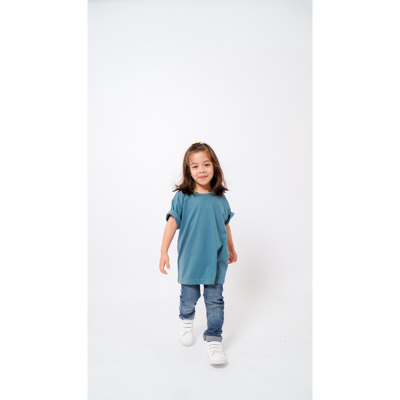 HOODIE GOODIE Kids Premium T-Shirt Blue Stone