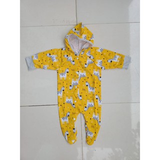  Baju  Bayi  New Born Overall Jumper Merk  Velvet  Kaki 