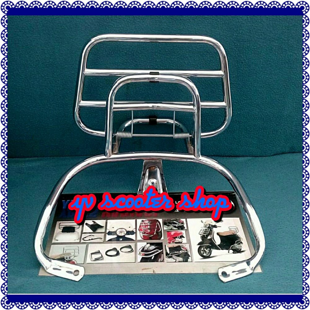 back rack vespa sprint matic 150 / aksesoris vespa terakhir