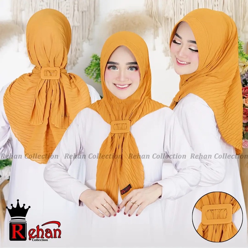 REHAN | Hijab Plisket RING Gelombang