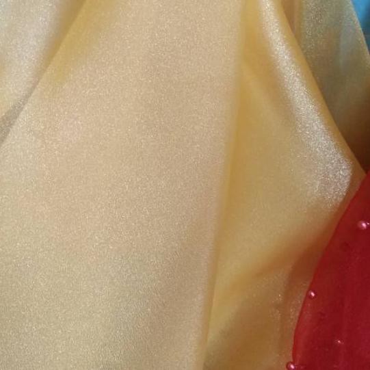 Kain Bahan Organza Metallic Harga Permeter Shopee Indonesia