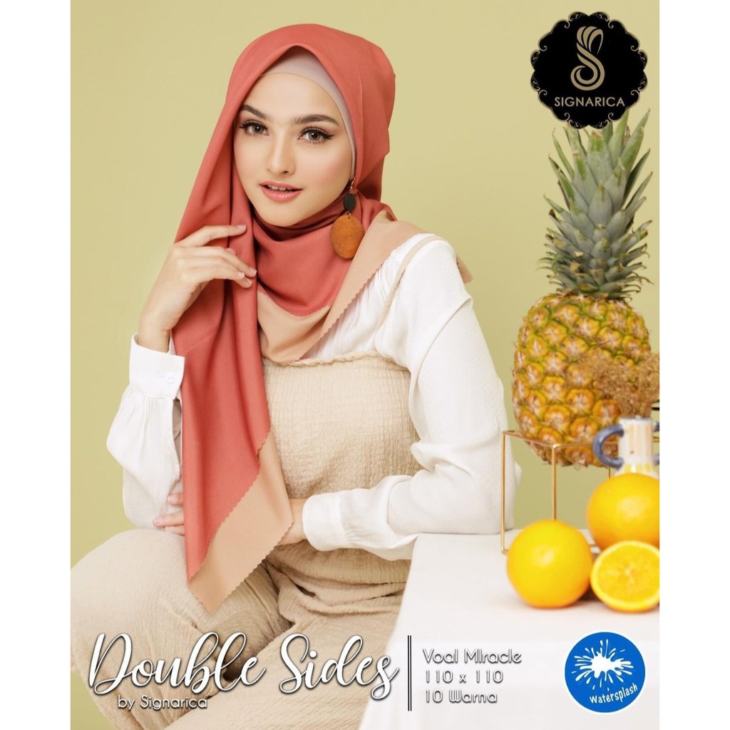 SQUARE VOAL MIRACLE BOLAK BALIK / SQUARE DOUBLE SIDES BY SIGNARICA