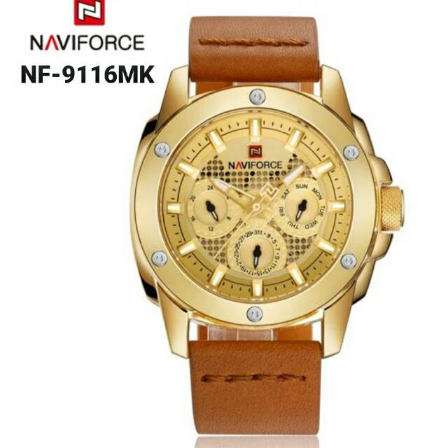 JAM TANGAN PRIA NF 9116MK KUALITAS ORIGINAL