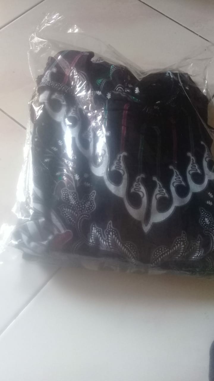 Batik Couple Keluarga - Couple Batik Indonesia Sarimbit Gamis Familly Set Hrb026 Batik Vila