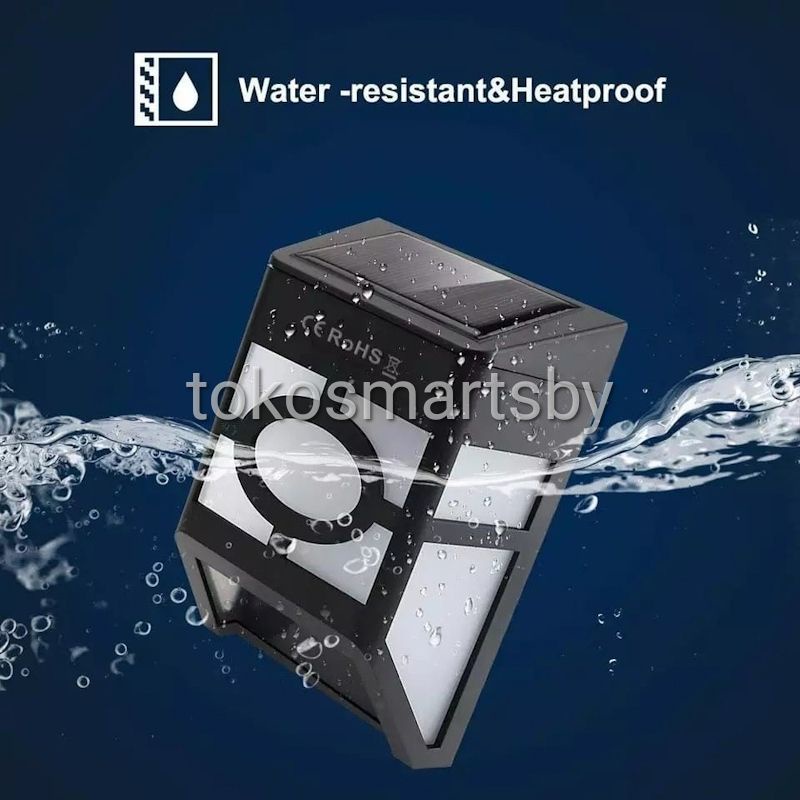 Lampu Solar Dinding Waterproof 1 LED / Lampu Solar Lampu Taman Surya 1 LED