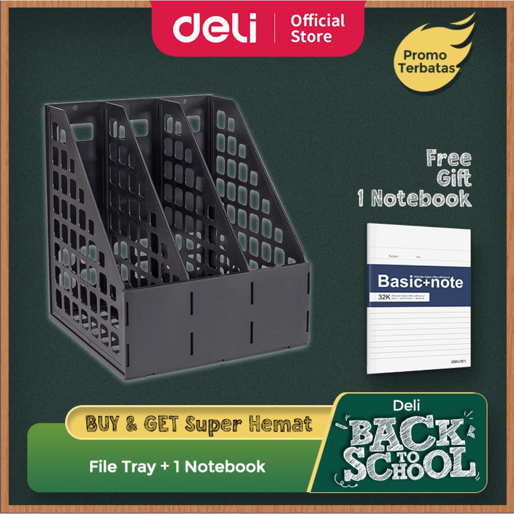

Deli Rak Box File Bahan Plastik 3 Kotak / 4 Kotak 78990 78991