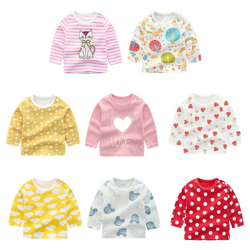 Kaos T-Shirt Anak Laki-laki / Perempuan Lengan Panjang ...