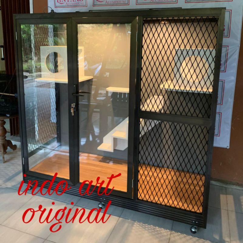 Kandang Kucing Outdoor/Cat Home/Aquarium Cat Terbaru Modern