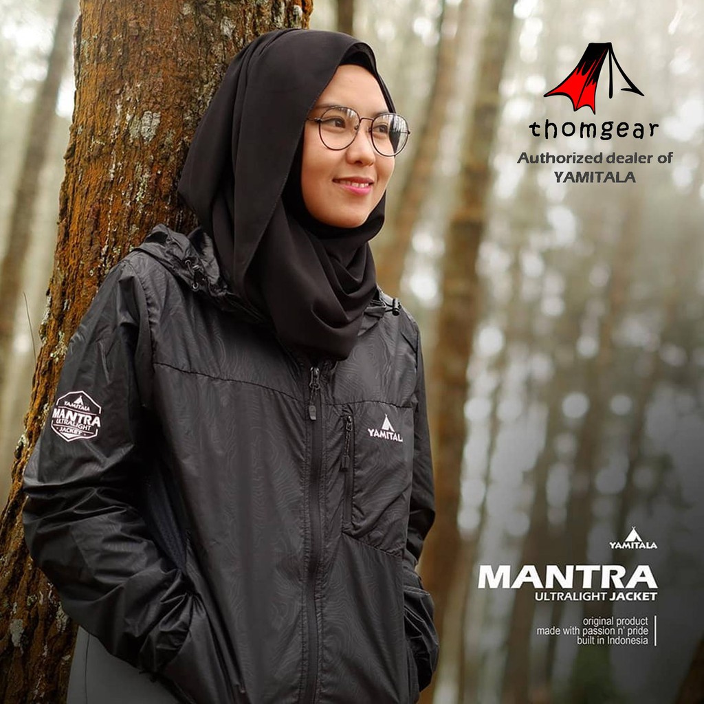 Jaket Ultralight Yamitala Mantra Jacket Lari Jaket Gowes Ultra Light Jacket  Nylon Water Resistant Packable