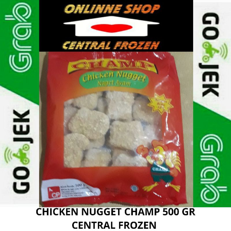 

CHAMP CHIKEN NUGGET 500 GRAM CENTRAL FROZEN