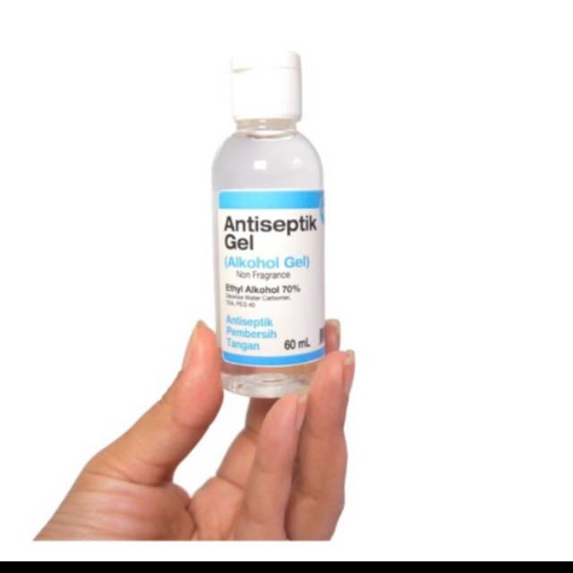 Hand Sanitizer Gel 60ml Murah! Vixo pembersih tangan. Antiseptic Hand Rub.Alkohol 70% anti Corona