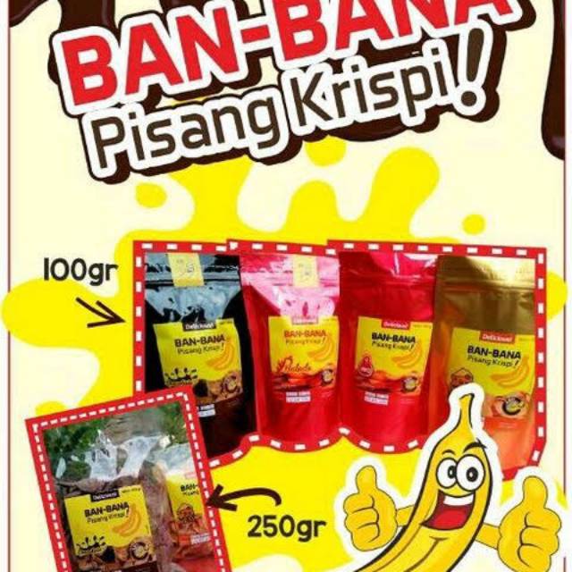 

BAN-BANA Pisang Krispi