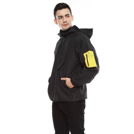 Young Master Jacket Yellow Patch Black