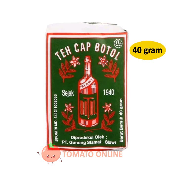 Teh Cap Botol Hijau IJo - PIECE - 40 gr