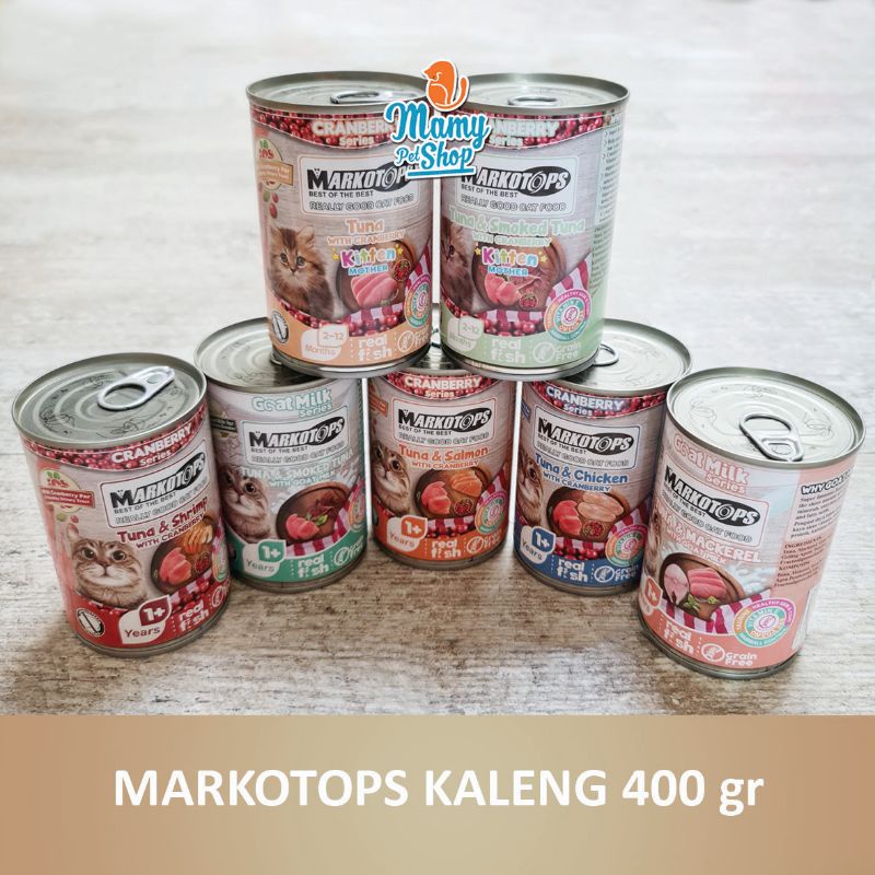 MARKOTOPS TRIPL3FISH 400 GR PAKAN KUCING