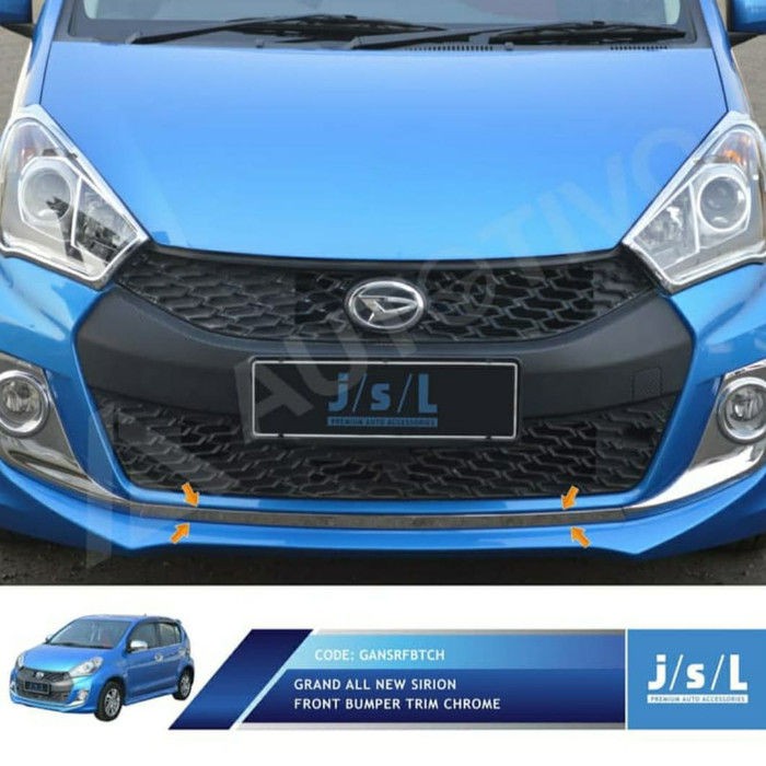 List Bumper Depan All New Sirion Chromefront Bumper Depan Chrome