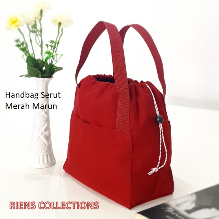 HANDBAG KANVAS SERUT / TAS JINJING KANVAS SERUT / TAS KANVAS SERUT KUALITAS PREMIUM RIENS COLLECTIONS