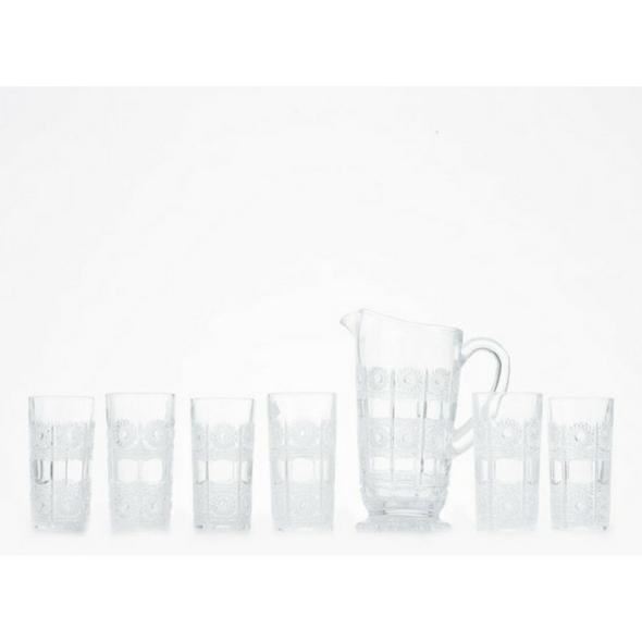 Pitcher Set Capodimonte (Dengan 6 Gelas)