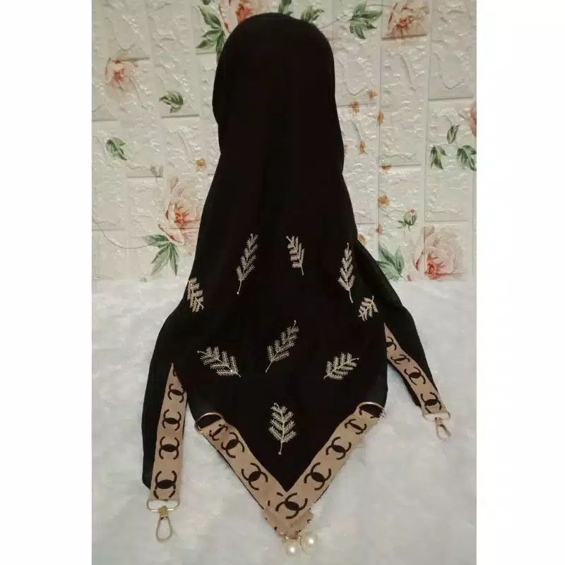 JILBAB MOTIF CHANEL / HIJAB CHANEL / SCARF CHANEL