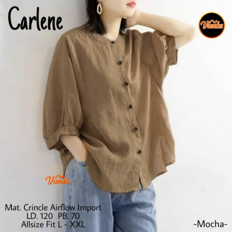 Carlene blouse crinkle airflow jumbo LD 120 XXL