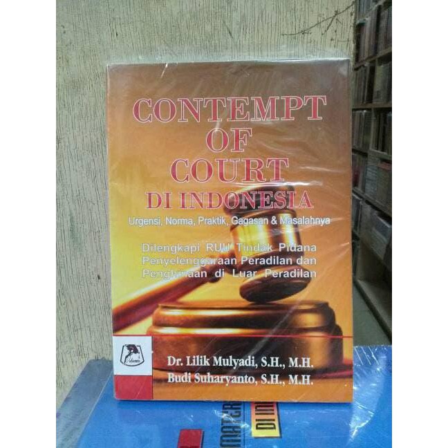 Jual Hukum | Contempt Of Court Di Indonesia | Shopee Indonesia