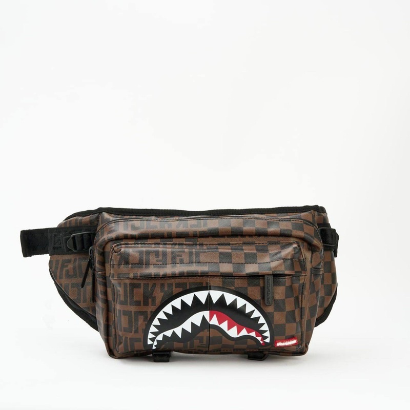 Jual Original Sprayground Split The Check Cargo Crossbody Bumbag