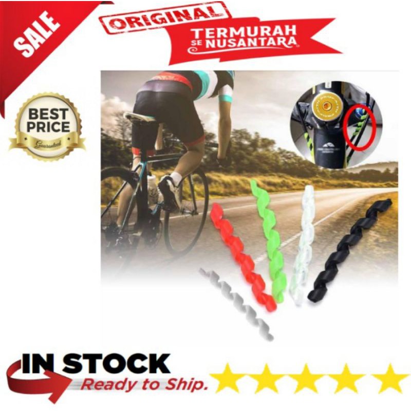 Karet Spiral Pelindung Kabel Rem Sepeda