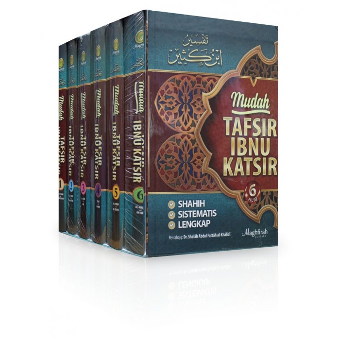 [BEBAS PILIH] BUKU MUDAH TAFSIR IBNU KATSIR - TAFSIR IBNU KATSIR EDISI 1 2 3 4 5 6 - TAFSIR LENGKAP - Dr SHALAH ABDUL FATTAH AL KHALIDI [ORIGINAL]