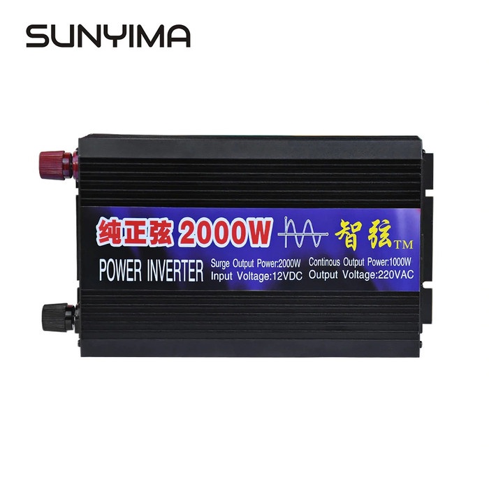 Inventer/Power Inverter Solar Panel PLTS PSW Pure Sine Wave 12V 2000 Watt - 12V 2000W