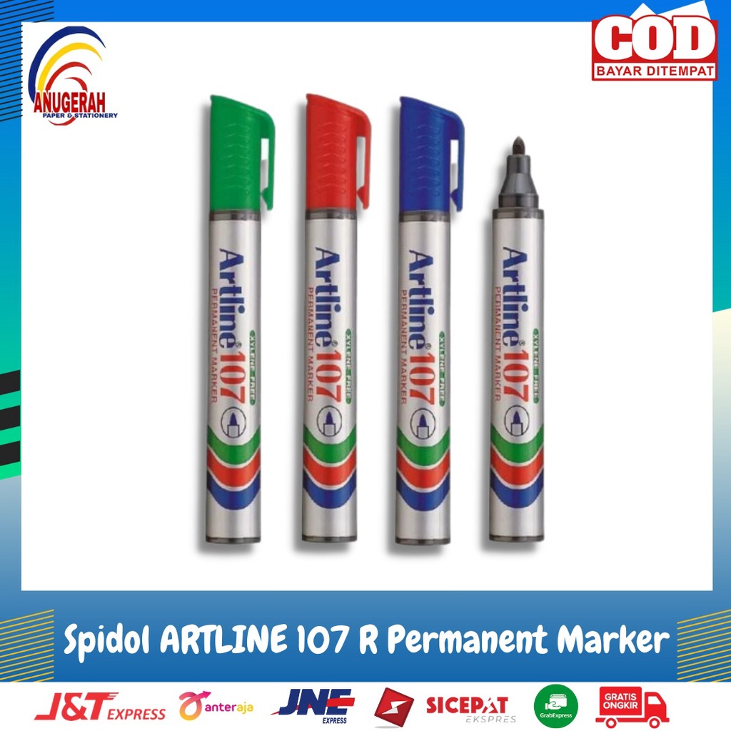 

SPIDOL ARTLINE 107 R PERMANENT MARKER (PCS)