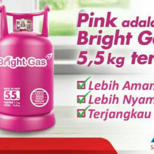 Jual Tabung Bright Gas Dan Isi Full / Tabung Lpg Brightgaz Dan Isi ...