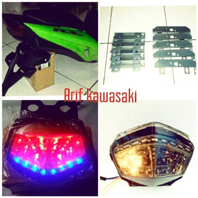 Upgrade body belakang full set ninja rr old ke new