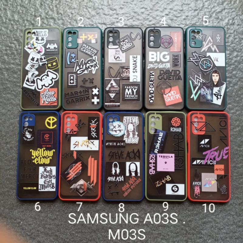 Case gambar Samsung A03S . M03S motif cowok soft case softcase softshell silikon cover casing kesing housing