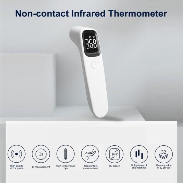 BBLOVE Thermometer Suhu Tubuh Digital Infrared Non Contact LED - AET-R