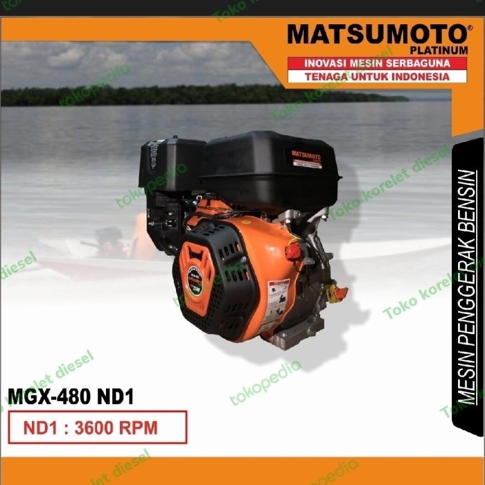 Mesin Penggerak Bensin MGX-480 25hp MATSUMOTO