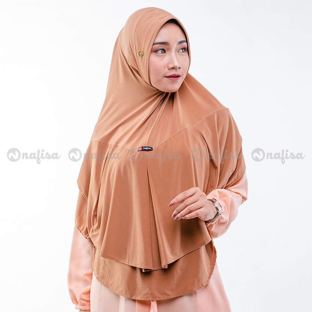 Abella Yess - Hijab Instan Bergo Pet Anti Tembem / Antem / Hijab Syari- Jilbab Dewasa