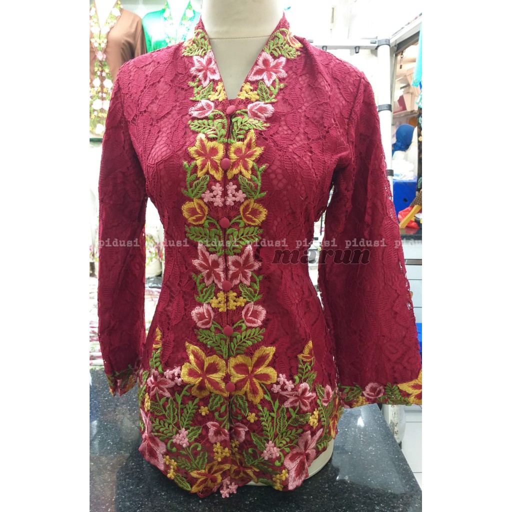 TERBARU KEBAYA BROKAT BORDIR / KEBAYA BROKAT BORDIR PREMIUM / KEBAYA BROKAT BORDIR FORMAL