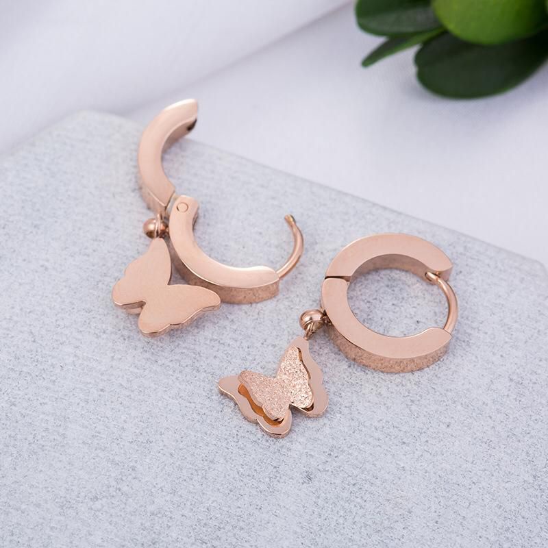 Anting kupu Kupu Titanium Anti Karatan