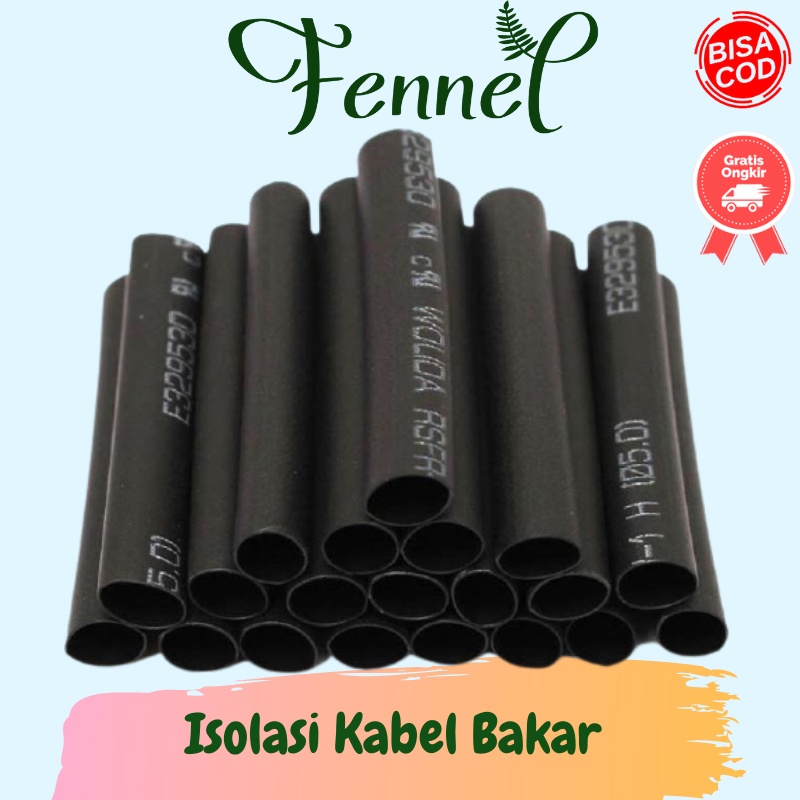 Isolasi Kabel Listrik Bakar Selongsong Insulasi 127 PCS RSG