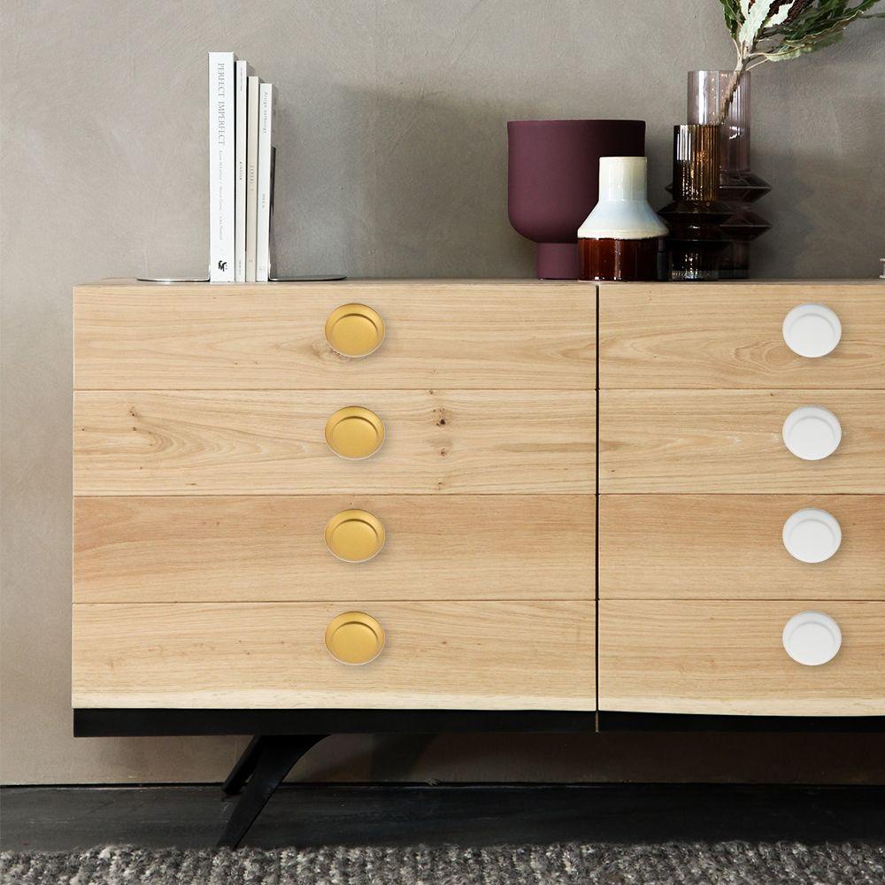 Nanas 2pcs/lot Tarikan Lemari Dapur Dresser Bentuk Bulat Pegangan Pintu Lemari