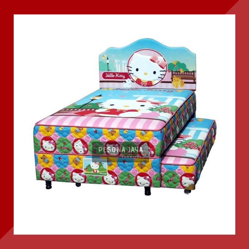 Springbed Sorong Bigland Hello Kitty 120×200